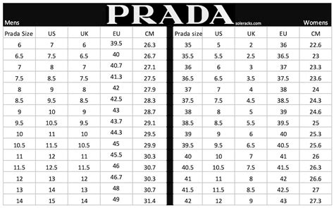 prada heels size chart|prada sneakers sizing.